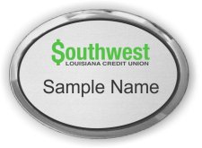 (image for) Southwest Louisiana Credit Union Oval Executive Silver badge