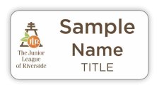 (image for) The Junior League of Riverside Standard White badge