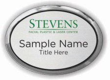 (image for) Stevens Facial Plastic & Laser Center Oval Executive Silver badge