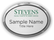 (image for) Stevens Facial Plastic & Laser Center Oval Executive Silver badge