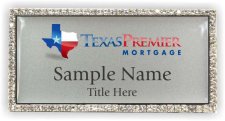 (image for) Texas Premier Mortgage Bling Silver badge