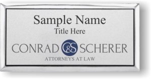 (image for) Conrad & Scherer Executive Silver badge