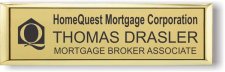 (image for) HomeQuest Mortgage Corporation Small Executive Gold badge