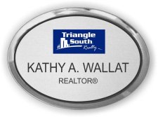 (image for) Triangle South Realty Executive Silver Oval badge