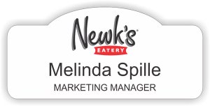 (image for) Newk\'s Shaped White badge