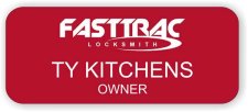 (image for) Fast Trac Locksmith Full Color - Round Corners badge