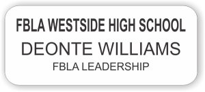 (image for) FBLA Westside High School White Rounded Corners badge