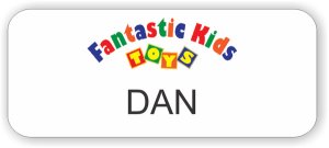 (image for) Fantastic Kids Toys White Rounded Corners badge