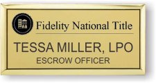 (image for) Fidelity National Title Executive Gold badge