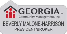 (image for) Georgia Community Management Shaped Silver badge