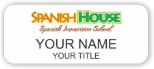 (image for) Spanish House White Rounded Corners badge