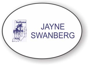 (image for) IN POAC Oval White badge