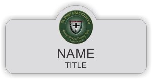 (image for) St. Paul AME Church Shaped Silver badge