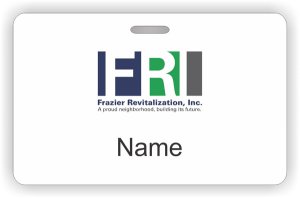 (image for) Frazier Revitalization, Inc. ID Style Badge