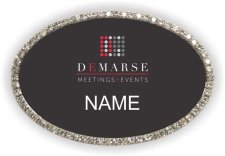 (image for) DeMarse Meetings & Events Bling Silver Other badge