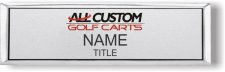 (image for) All Custom Golf Carts Small Executive Silver badge