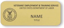 (image for) Department of Labor Standard Gold badge