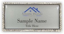 (image for) ATLANTIC FLORIDA PROPERTIES Bling Silver badge