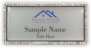 (image for) ATLANTIC FLORIDA PROPERTIES Bling Silver badge