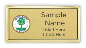 (image for) Town of Front Royal Executive Gold badge