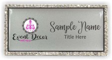 (image for) Event Decor and More Bling Silver badge