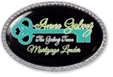 (image for) The Galvez Team Oval Bling Silver Other badge