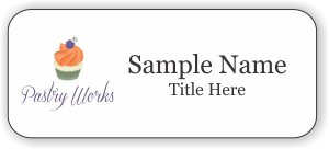 (image for) Catering Works, Inc. Standard White badge