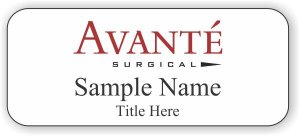 (image for) Avanté Standard White badge