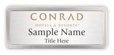(image for) Conrad Prestige Satin Anodized badge