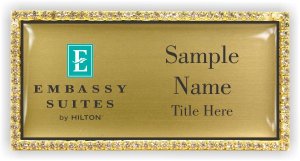 (image for) Embassy Suites Bling Gold badge