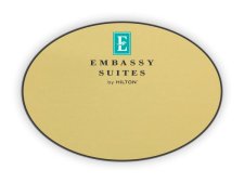(image for) Embassy Suites Logo Only Oval Gold badge