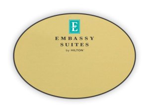 (image for) Embassy Suites Logo Only Oval Gold badge