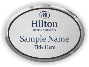 (image for) Hilton Hotels & Resorts Oval Executive Silver badge