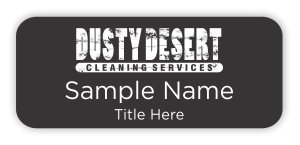 (image for) Dusty Desert Cleaning Services Standard Black badge