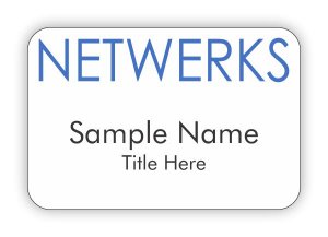 (image for) Netwerks Shaped White badge