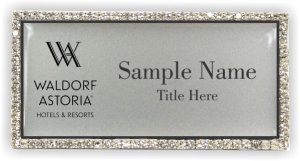 (image for) Waldorf Astoria Hotels & Resorts Bling Silver badge