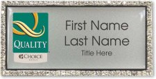 (image for) Quality by Choice Hotels Bling Silver badge
