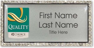 (image for) Quality by Choice Hotels Bling Silver badge