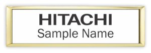 (image for) Hitachi Kokusai Electric Small Executive Gold Other badge