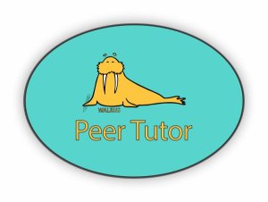(image for) WALRUS Peer Tutor Program Oval Other badge