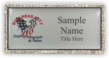 (image for) Bullhead City Property Management & Sales Bling Silver badge