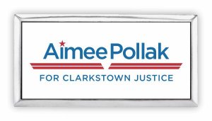 (image for) Aimee Pollak for Clarkstown Justice Executive Silver Other badge