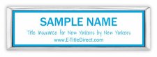 (image for) Etitle Direct Small Executive Silver Other badge