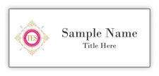 (image for) The Event Spa Standard White Square Corner badge