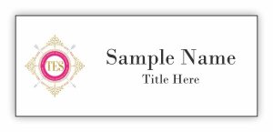 (image for) The Event Spa Standard White Square Corner badge