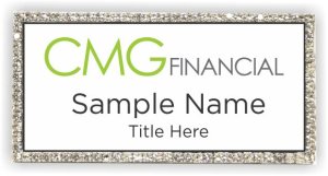 (image for) CMG Financial Bling Silver Other badge