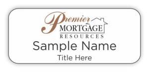 (image for) Premier Mortgage Resources Standard White badge