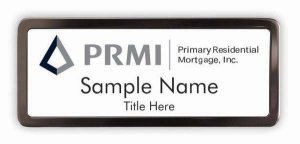 (image for) Primary Residential Mortgage Inc. Black Chrome badge