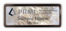 (image for) Primary Residential Mortgage Inc. Black Chrome Mother of Pearl badge