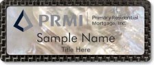 (image for) Primary Residential Mortgage Inc. Mother of Pearl Carbon badge